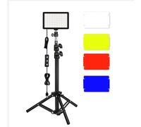 Kit d'eclairage professionnel pour photographie USB LED avec trepied filtres pour video en direct