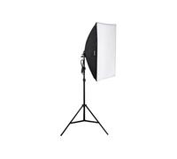 - Kit d'Eclairage Softbox 50x70 cm 3000-6500K Réglable Ampoule 45 W Lot de 2