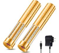 Kit D'Éclairage Stroboscopique à 2 Led Lumière Rechargeable pour Bouteille de Vin Lumière Portative à Led Réutilisable pour Bouteille de Champagne pour les Fêtes, Concerts et Événements