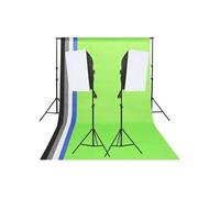 Kit d'Eclairage Studio avec Toiles de Fond et Boîtes à Lumière Equipement de Photographie Système de Fond Prise de 190237