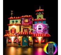 Kit d'Éclairage Télécommandé pour La Maison Magique de Madrigal 43245 (Pas Lego), Ensemble LED pour Lego Disney Encanto Cadeau Créatif