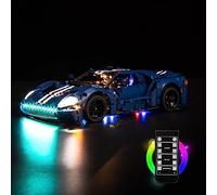 Kit d'éclairage télécommandé pour Lego 42154 Technic Ford GT 2022 Kit de Construction de modèle de Voiture (Pas Un modèle Lego), kit d'éclairage LED Compatible avec Lego Ford GT, Creative Toy Lights