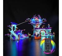 Kit d'éclairage télécommandé pour Lego La cabane dans l'arbre enchantée 43215 (Pas Lego), Ensemble d'éclairage LED pour Lego Disney La cabane dans l'arbre enchantée Creative Toys