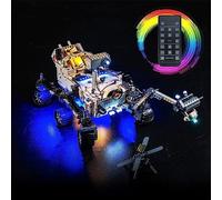 Kit d'éclairage télécommandé pour Lego NASA Mars Rover Perseverance 42158 (modèle Non Lego), kit d'éclairage LED pour NASA Mars Rover Perseverance Jouet créatif pour garçons et Adultes