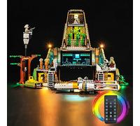 Kit d'éclairage télécommandé pour Lego Yavin 4 Rebel Base (Pas Lego), Ensemble d'éclairage LED pour Lego 75365 Star Wars : A New Hope Yavin Rebel Base, Jouets créatifs pour Adultes