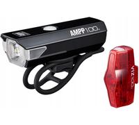 Kit D'éclairage Usb Cateye Ampp 100 + Viz 100