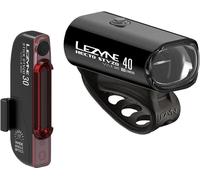 Kit d'éclairage vélo à LED Lezyne Hecto Drive 40 STVZO + Stick Drive STZVO