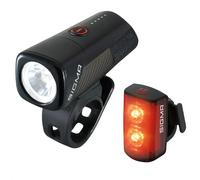 Sigmaitalia Set d'éclairage 400fl & RL 80 – 400 lumens – Noir