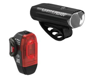 Kit d'éclairage vélo 'Macro 400+ KTV Drive StVZO noir