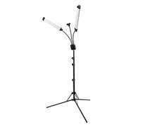 Kit d'éclairage vidéo LED à intensité variable, avec trépied et sac de transport, 3000-6000 K, IRC 95+, pour maquillage, cils, sourcils, tatouage