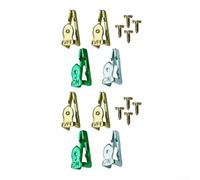 Kit Déclencheurs Horloge 4 Or 2 Argent 2 Turquoise | Compatible pour t100 T7000 WH40, 8 trippers inclus, contrôle pour précis marche arrêt, installation outil