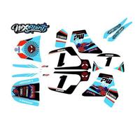Kit Deco autocollant sticker pour moto cross YAMAHA PW 50 PW50 Spiderman Spider man par MXSPIRIT