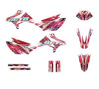 KIT DECO BETA RR 50 DE 2011 à 2020 GALAXIE HOLOGRAPHIQUE (Rouge)