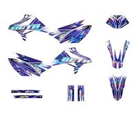 KIT DECO BETA RR 50 DE 2011 à 2020 GALAXIE HOLOGRAPHIQUE (Violet)