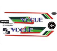 Kit déco Complet de Stickers 103 Vogue Phase 1 pour décorer Votre mobylette Peugeot comme à l'époque (Vert)