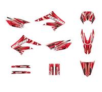 KIT DECO DERBI DRD 50 DE 2011 à 2017 GALAXIE Classic (Rouge)