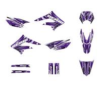 KIT DECO DERBI DRD 50 DE 2011 à 2017 GALAXIE Classic (Violet)