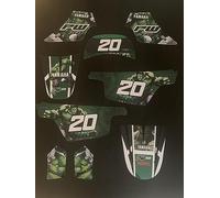 Kit déco integral Incroyable Hulk pour moto cross PW50 PW 50 pw50 pw 50 Piwi 50PW 50pw piwi peewee Qualité Standard + 2 stickers MXSPIRIT offert