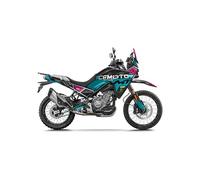 KIT Deco Moto Adaptable CF Moto 450 MT A PARTIR DE 2024 Jakarta (Turquoise, Cross)