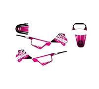 KIT DECO MOTO CROSS ADAPTABLE PW 50 FACTORY (Rose)