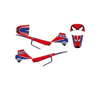 KIT DECO MOTO CROSS ADAPTABLE PW 50 SPYDER BLEU ROUGE