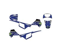 KIT DECO MOTO CROSS ADAPTABLE PW 50 TORY (Bleu)