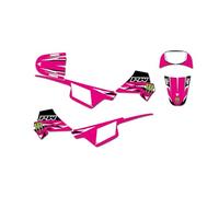 KIT DECO MOTO CROSS ADAPTABLE PW 50 TORY (Rose)