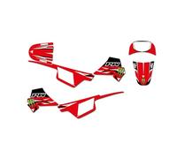 KIT DECO MOTO CROSS ADAPTABLE PW 50 TORY (Rouge)