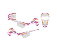 KIT DECO MOTO CROSS ADAPTABLE PW 50 TWINKLE (Rose, Année : 1996 à Actuel)