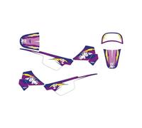 KIT DECO MOTO CROSS ADAPTABLE PW 50 TWINKLE (Violet, Année : 1996 à Actuel)