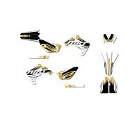 KIT DECO MOTO CROSS ADAPTABLE RIEJU MRT 50 KAIJU (Noir & Or, 2009 à 2021)