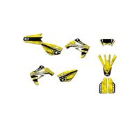 KIT DECO MOTO CROSS ADAPTABLE RIEJU MRT 50 WIX (Jaune, Année : 2009 à 2021)