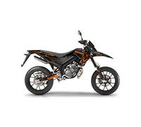 KIT Deco Moto Cross DERBI Senda SM 50 DE 2018 à 2023 TRANTOR Orange