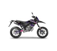KIT DECO MOTO CROSS DERBI SENDA X-TREME 50 SM DE 2018 à 2023 GRIM VIOLET ROSE