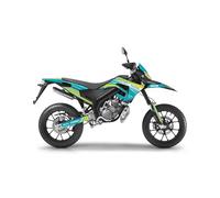 KIT DECO MOTO CROSS DERBI SENDA X-TREME 50 SM DE 2018 à 2023 NEON TURQUOISE