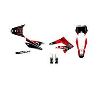 KIT DECO MOTO CROSS DERBI X-TREME 50 DE 2010 à 2017 IKE ROUGE