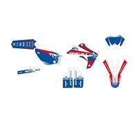 KIT DECO MOTOCROSS ADAPTABLE RIEJU MRT 50 DE 2009 à 2021 IKE BLEU ROUGE