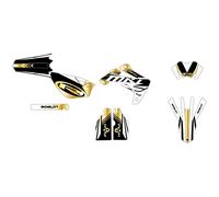 KIT DECO MOTOCROSS ADAPTABLE RIEJU MRT 50 DE 2009 à 2021 KAIJU NOIR OR