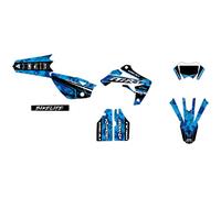 KIT DECO MOTOCROSS ADAPTABLE RIEJU MRT 50 DE 2009 à 2021 WIX BLEU