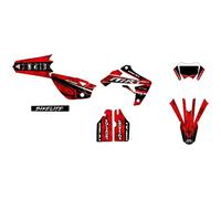 KIT DECO MOTOCROSS ADAPTABLE RIEJU MRT 50 DE 2009 à 2021 WIX ROUGE
