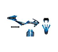 KIT DECO MOTOCROSS ADAPTABLE RIEJU MRT 50 DE 2022 à 2023 WIX BLEU