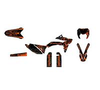 Kit déco Motocross Graph Cover pour Sherco SM 50 2013-2017 - Trantor Orange