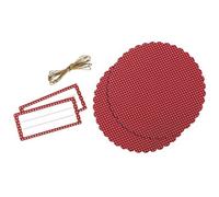 Kit déco p. pot de marmelade Dots 15cm 1Set