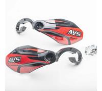 Kit déco protège-mains patte alu avec charnière AVS Noir