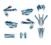 KIT DECO RIEJU MRT 50 DE 2009 à 2021 CRYSTAL Holographic (Bleu)