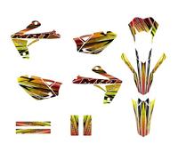 KIT DECO RIEJU MRT 50 DE 2009 à 2021 CRYSTAL (Rouge Jaune)