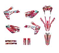 KIT DECO RIEJU MRT 50 DE 2009 à 2021 GALAXIE Holographic (rouge)