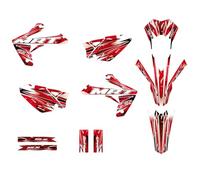 KIT DECO RIEJU MRT 50 DE 2009 à 2021 GALAXIE (Rouge)