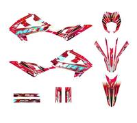KIT DECO RIEJU MRT 50 DE 2022 à 2026 GALAXIE Holographic (Rouge)