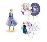 Dekora – Topper gâteau anniversaire La Reine des Neiges 2 Disney – PVC – Multicolore (303020)